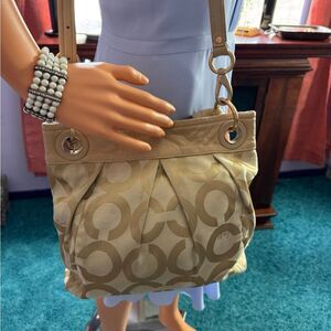 Coach Parker Op Art Shoulder Handbag